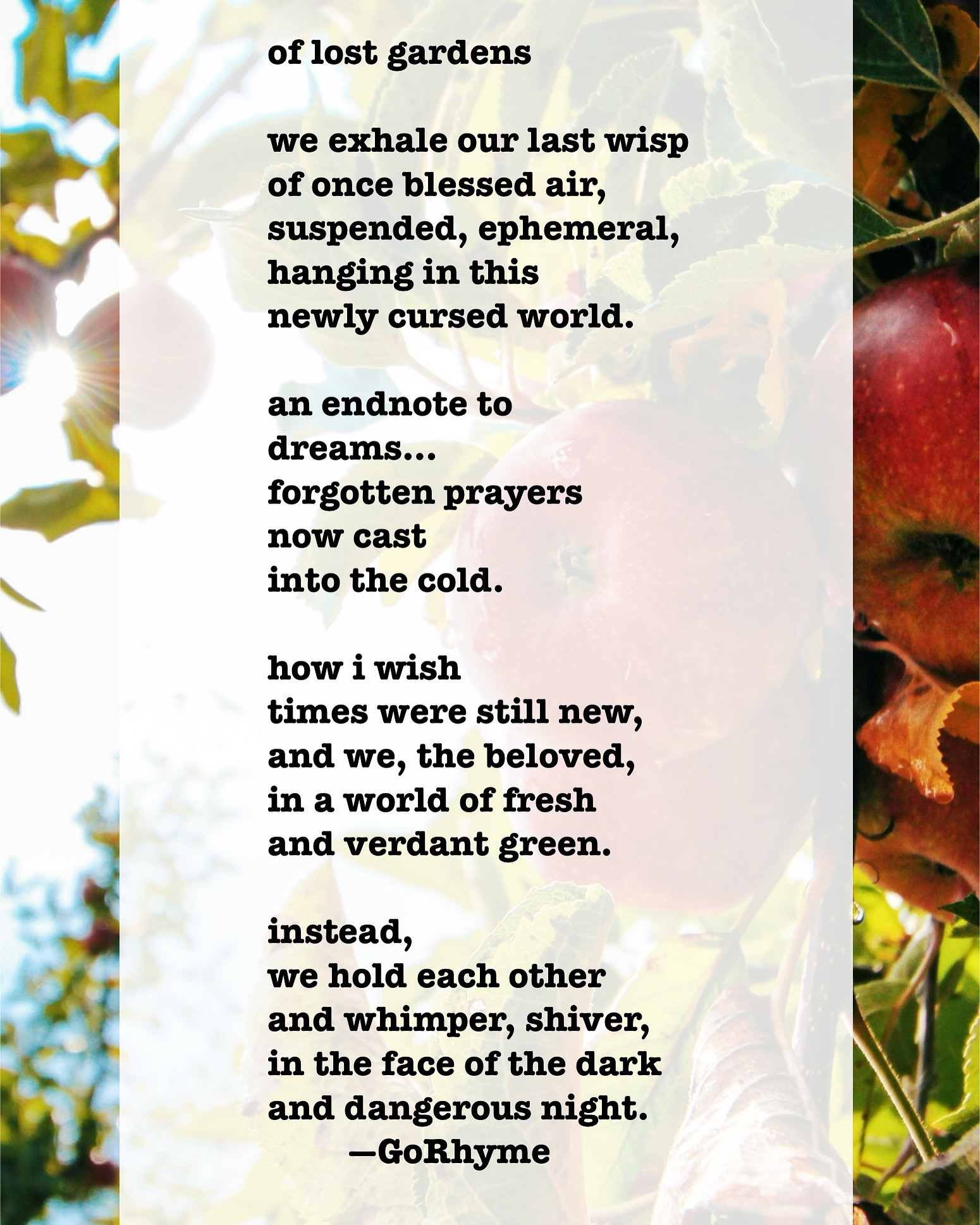 Poetry by Kelly Gray